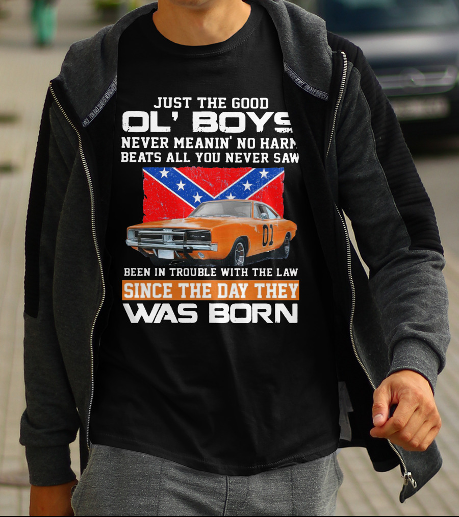 Just The Good Ol' Boys Never Meanin' No Harm Been In Trouble With The Law Since The Day They Was Born T-Shirt