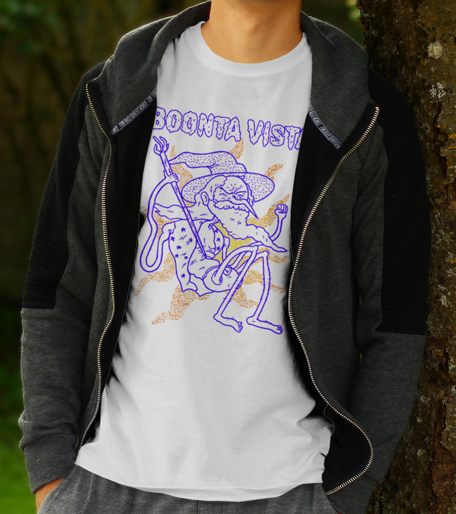 Boonta Vista Wizard With Staff And Hat T-Shirt
