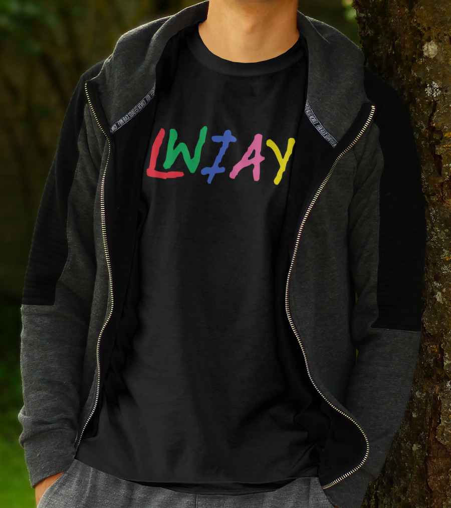 Pewdiepie LWIAY Multicolor Letters T-Shirt