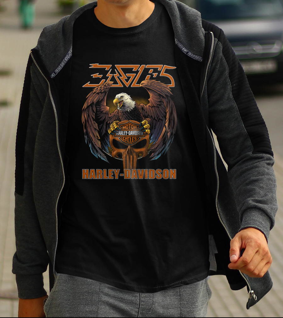 Eagles Harley Davidson Motorcycles Eagle T-Shirt