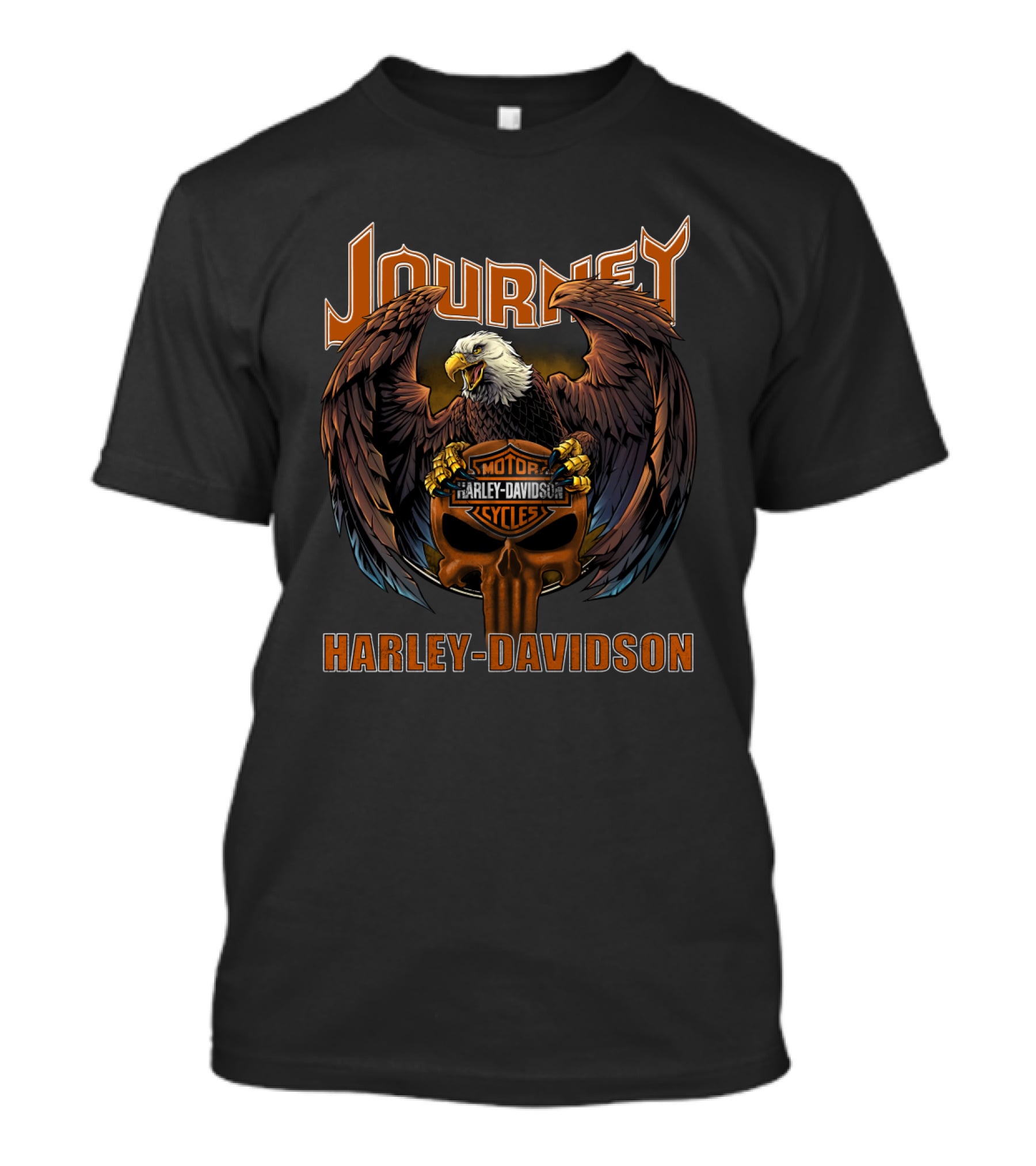 Journey Eagle Motor Cycles Harley Davidson T-Shirt