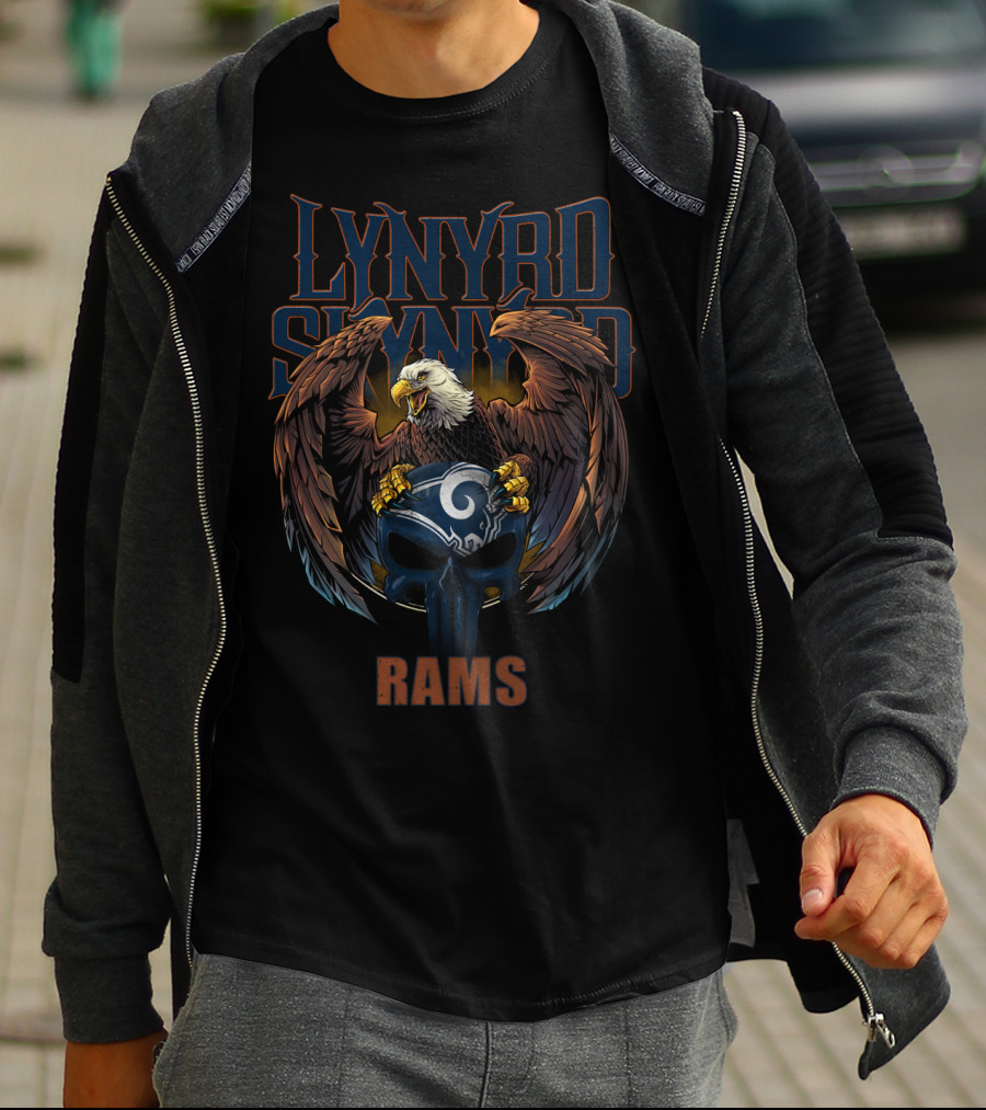 Lynyrd Skynyrd Rams Eagle And Skull T-Shirt