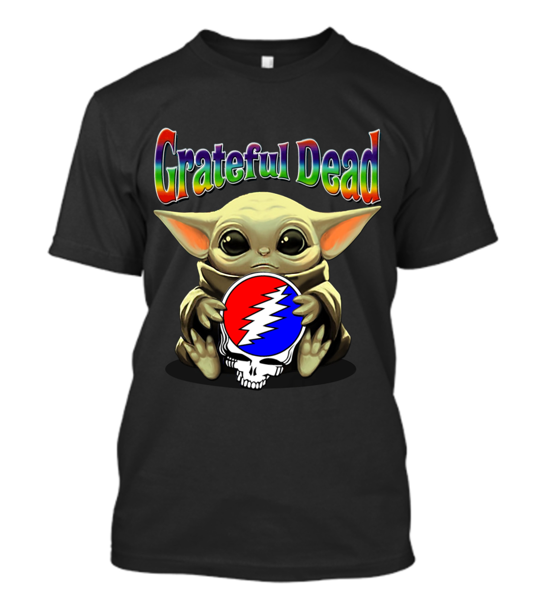 Grateful Dead Baby Yoda Steal Your Face T-Shirt