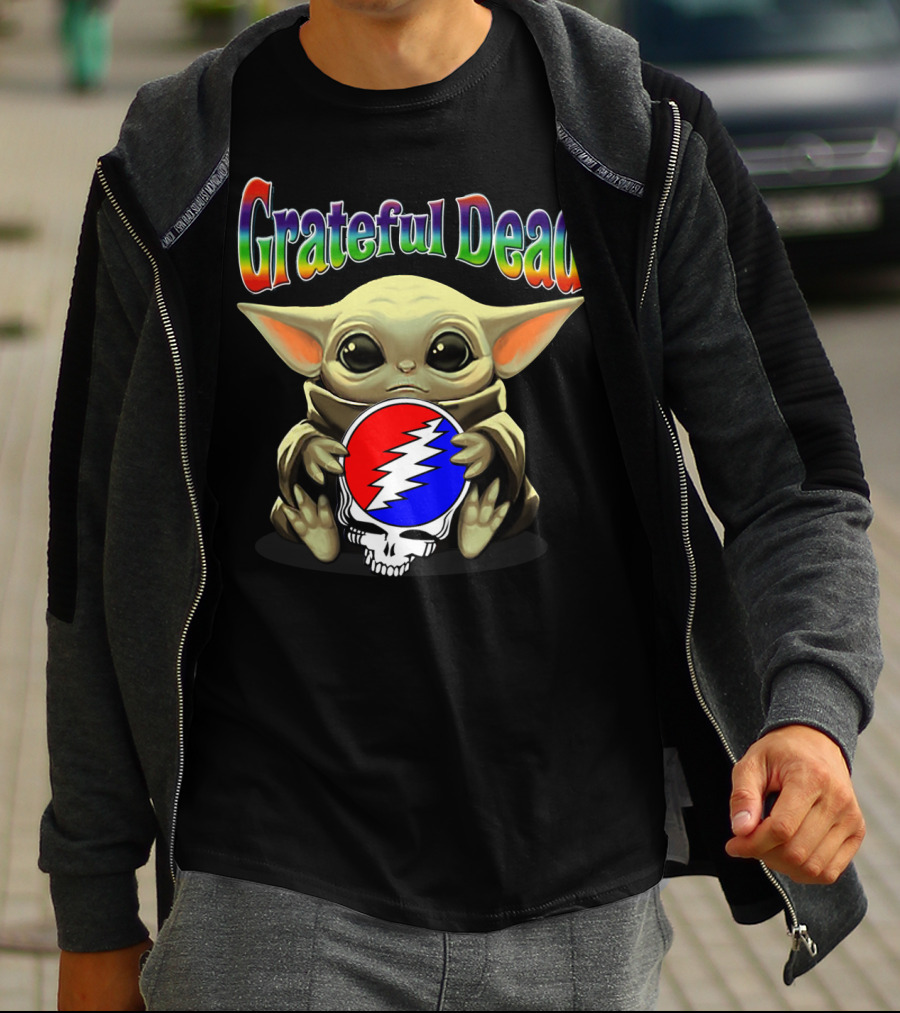 Grateful Dead Baby Yoda Steal Your Face T-Shirt