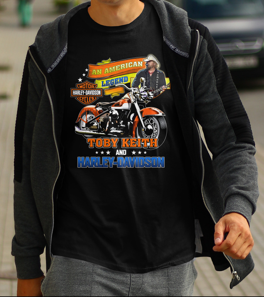 Toby Keith An American Legend Harley Davidson T-Shirt