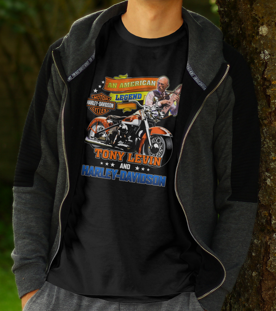 Tony Levin An American Legend Harley Davidson And Motorcycles T-Shirt