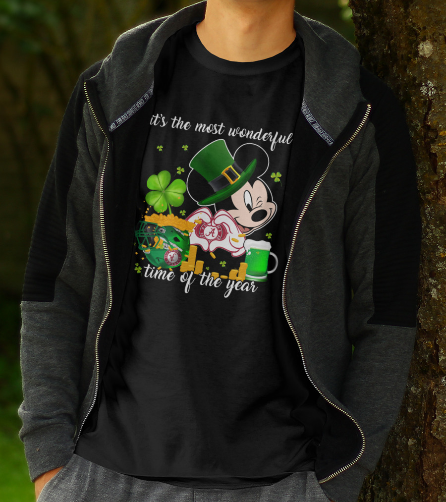 It's The Most Wonderful Time Of The Year Alabama Crimson Tide Irish Mickey T-Shirt