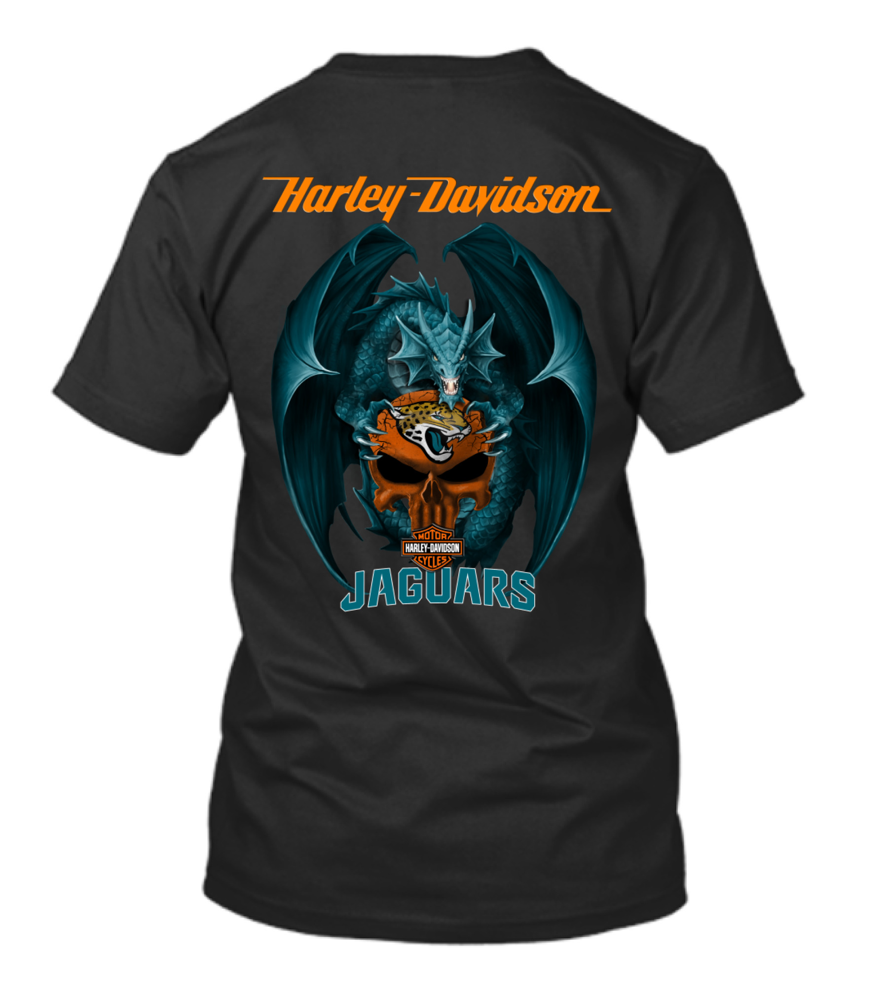 Harley Davidson Motorcycles Dragon Jaguar Jacksonville T-Shirt