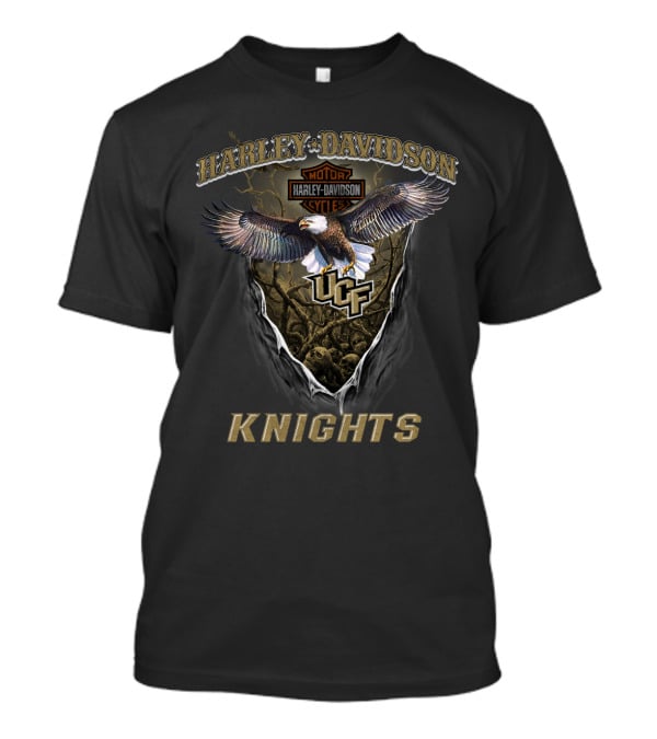 Harley Davidson Motorcycles Ucf Knights Eagle T-Shirt