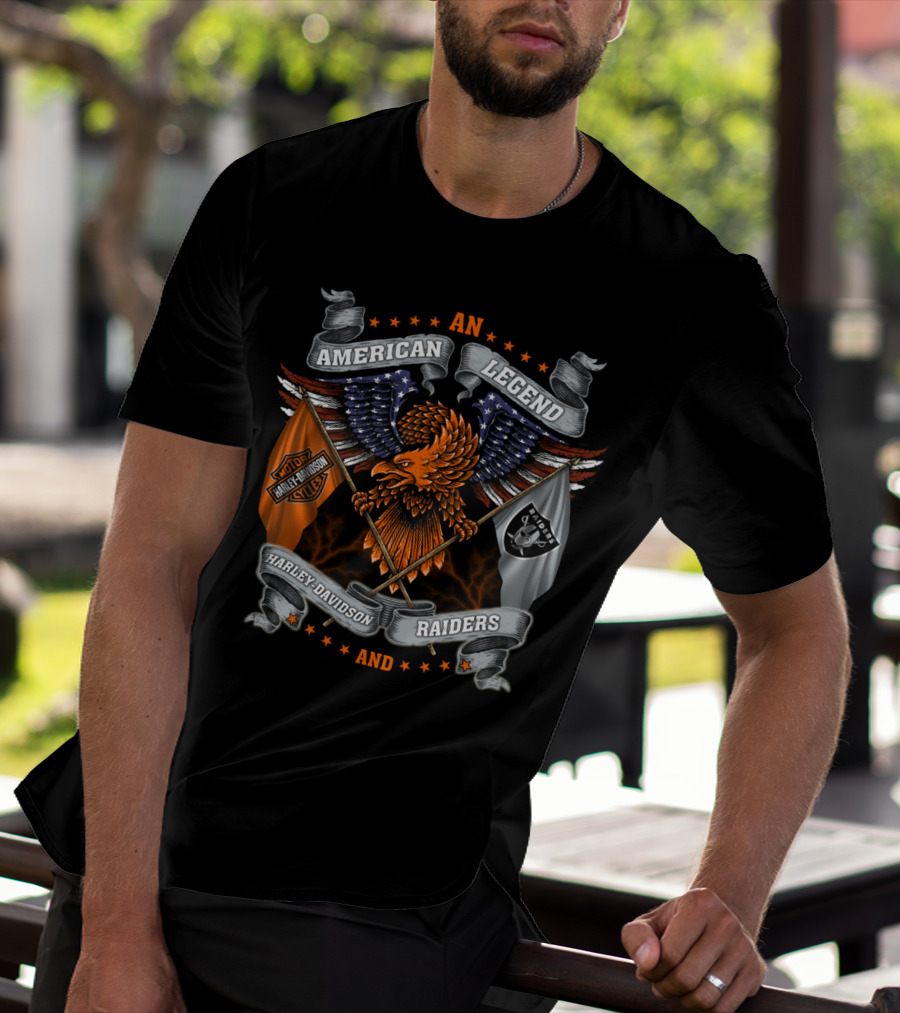 An American Legend Harley Davidson Raiders T-Shirt