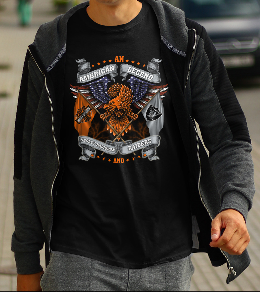 An American Legend Harley Davidson Raiders T-Shirt