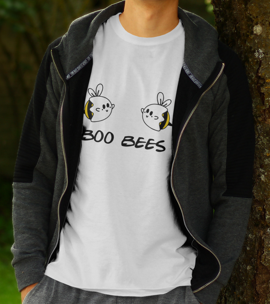 Boo Bees Ghost Costume Cute Halloween Pun Playful T-Shirt