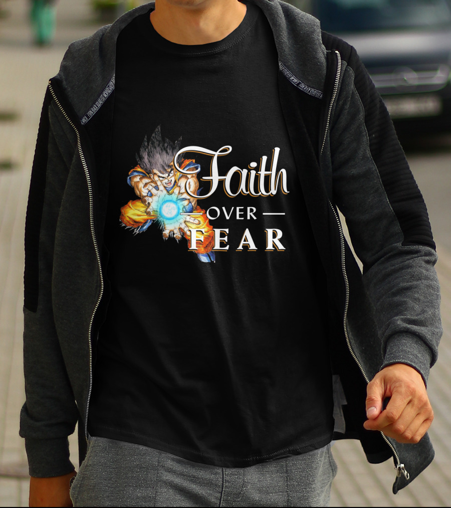 Faith Over Fear GK Dragon Energy Power_ball T-Shirt