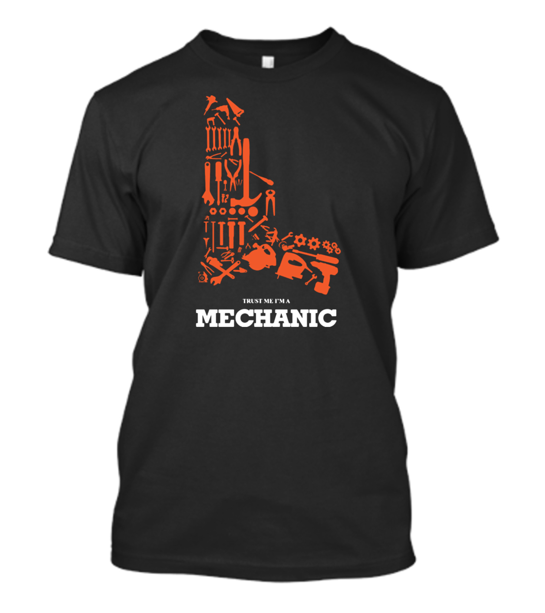 Trust Me I'm A Mechanic Tools Icons T-Shirt