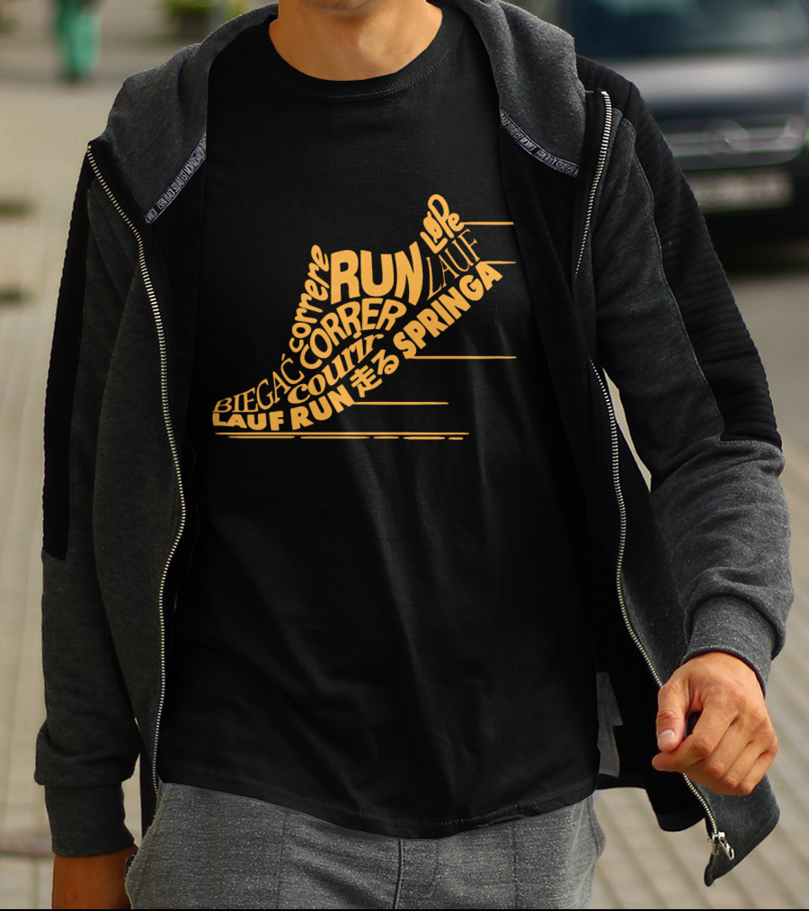 Worldwide Run Funny Running Lauf Correr Springa Corret Lepe T-Shirt