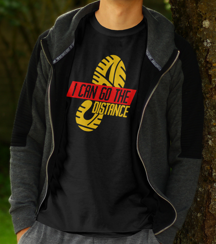 I Can Go The Distance Runner Running Coach Fan Lover Sport T-Shirt