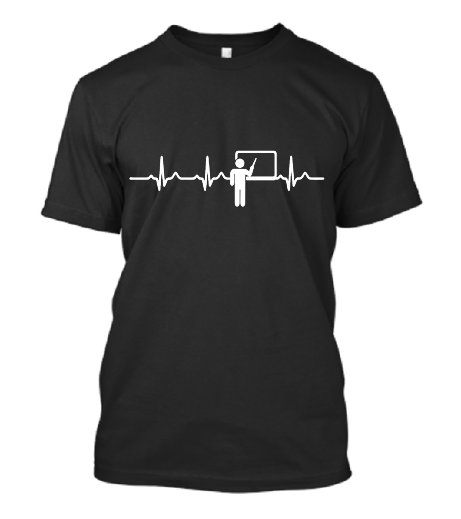 Teacher Teach School Fun Idea Student Heartbeat Classroom T-Shirt