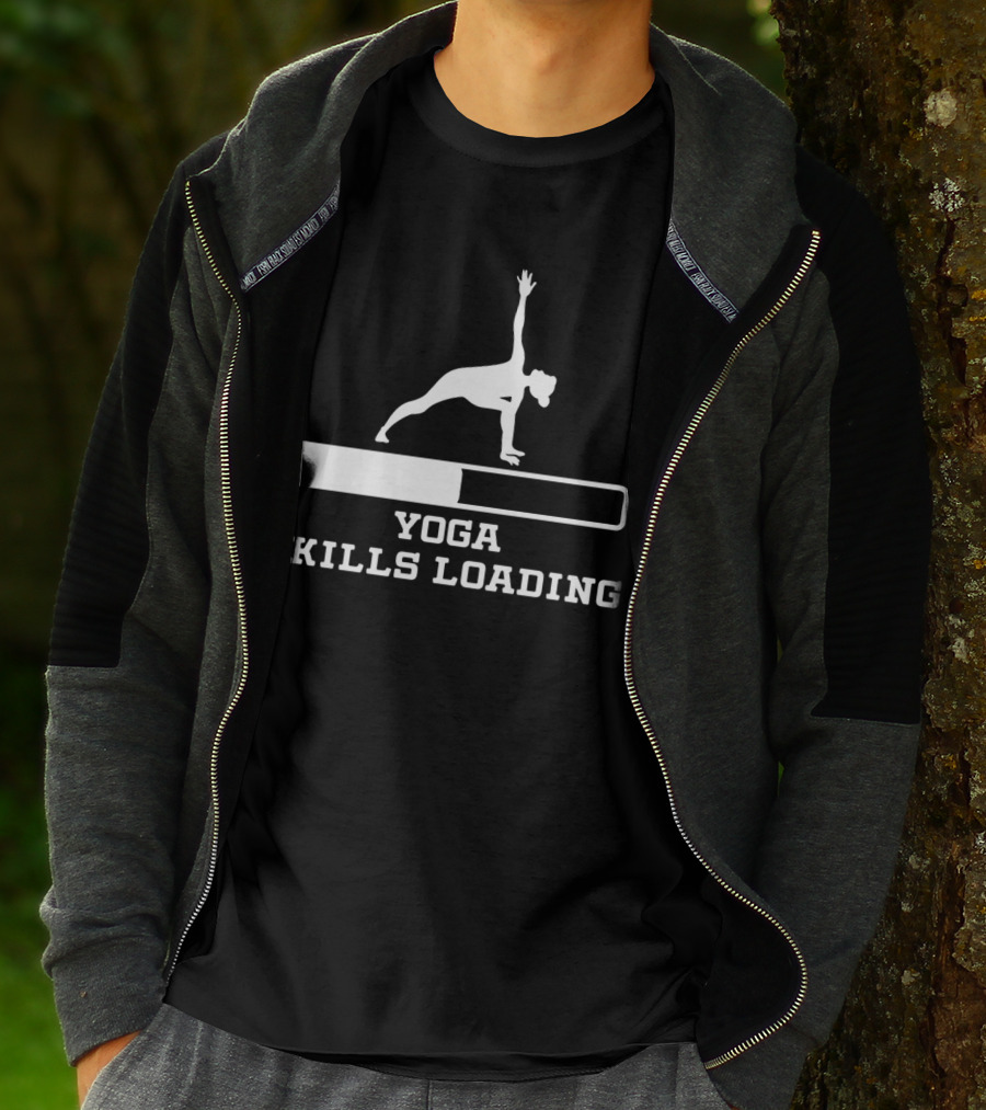 Yoga Skills Loading Progress Bar Pose T-Shirt