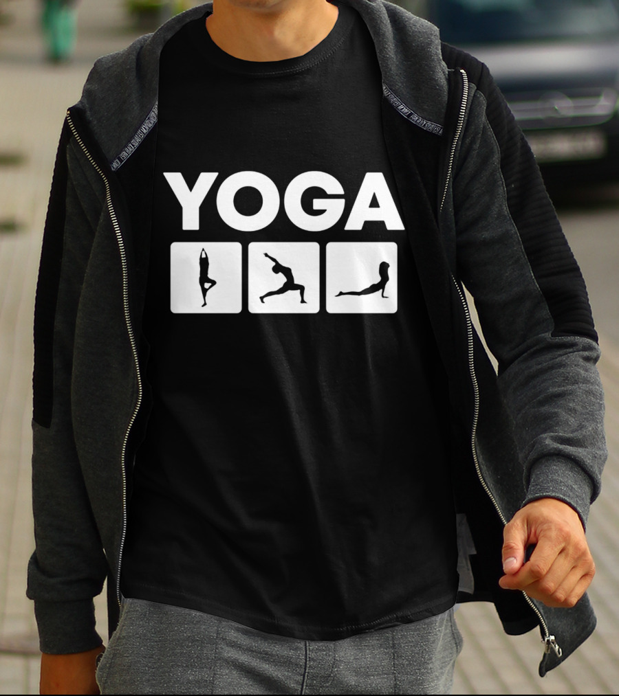 YOGA Poses Tree Warrior Cobra T-Shirt