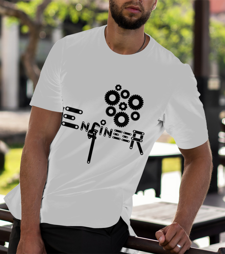 Engineer Gear Wrench Mechanism T-Shirt