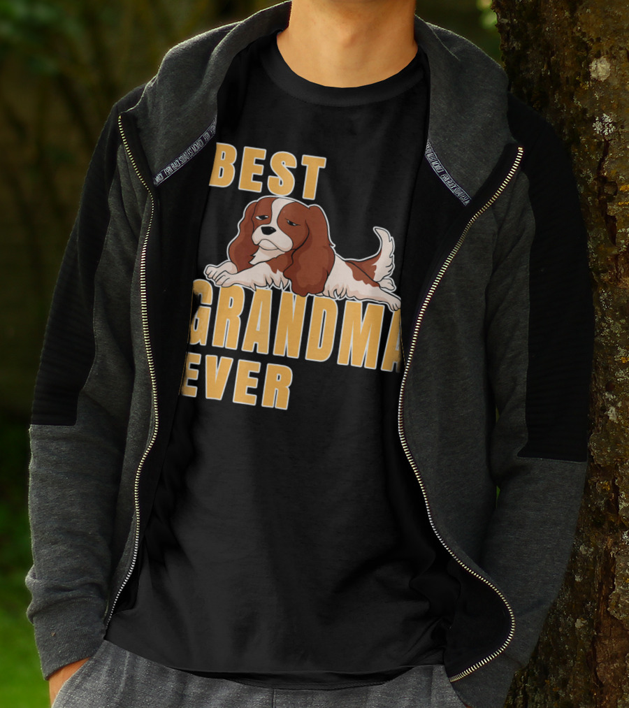 Best Cavalier King Charles Spaniel Grandma Ever T-Shirt
