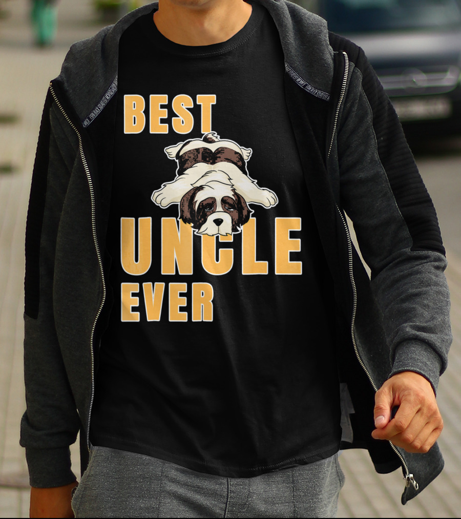 Best Shih Tzu Uncle Ever Dog T-Shirt