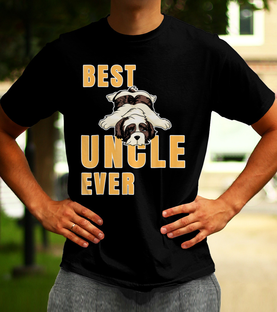 Best Shih Tzu Uncle Ever Dog T-Shirt