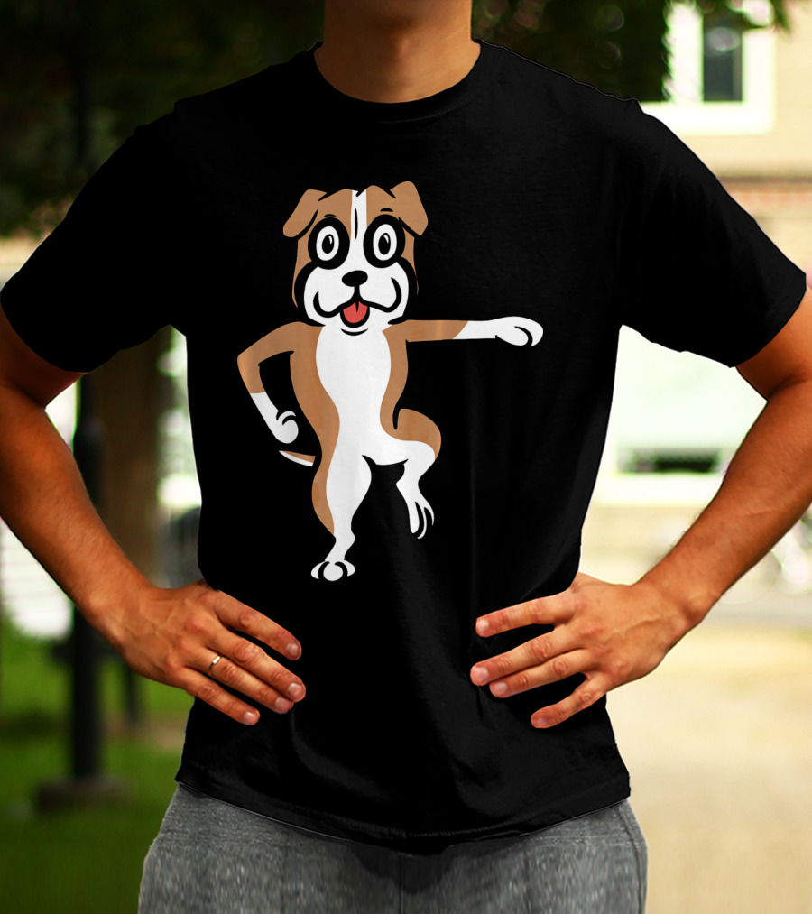 Boxer Dog Funny Dance Move Best Mates T-Shirt
