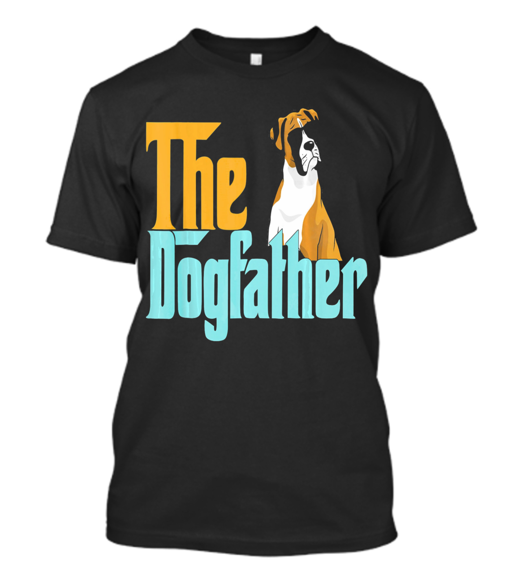 The Dogfather Boxer Vintage Funny T-Shirt