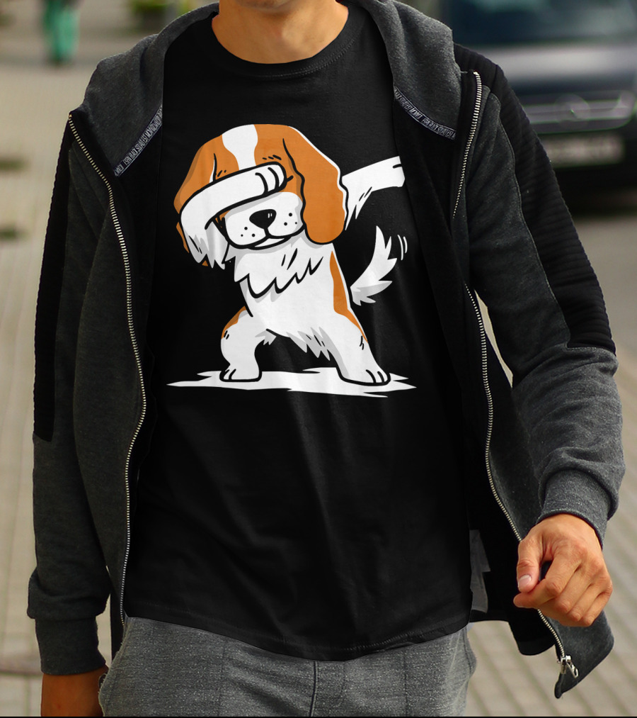 Cavalier King Charles Spaniel Dabbing Dance Pose T-Shirt