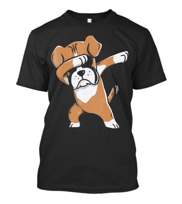 Dabbing Boxer Dog Kids Boxer Dog T-Shirt