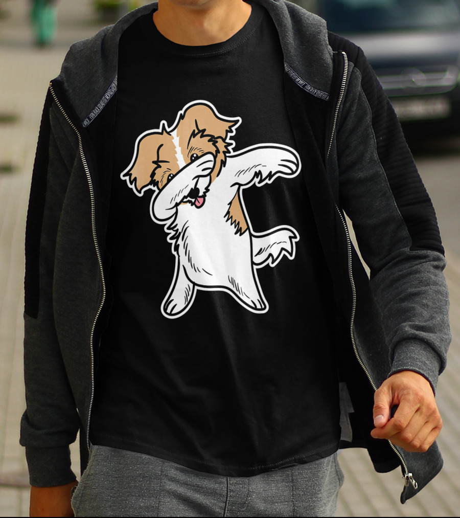 Dabbing Shih Tzu Kids Puppy Dance T-Shirt