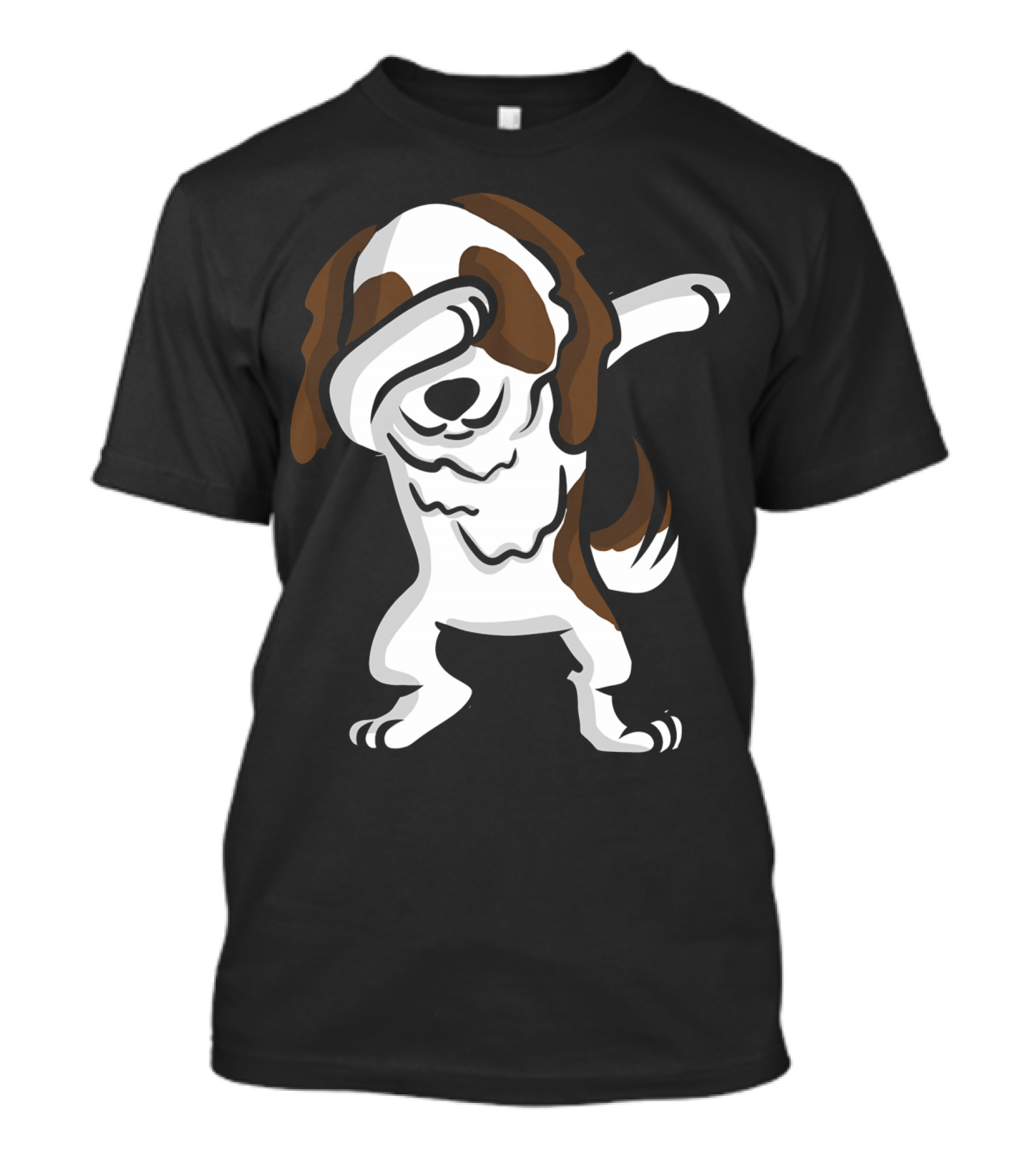 Dabbing Shih Tzu Dog Dab Pose Cartoon T-Shirt