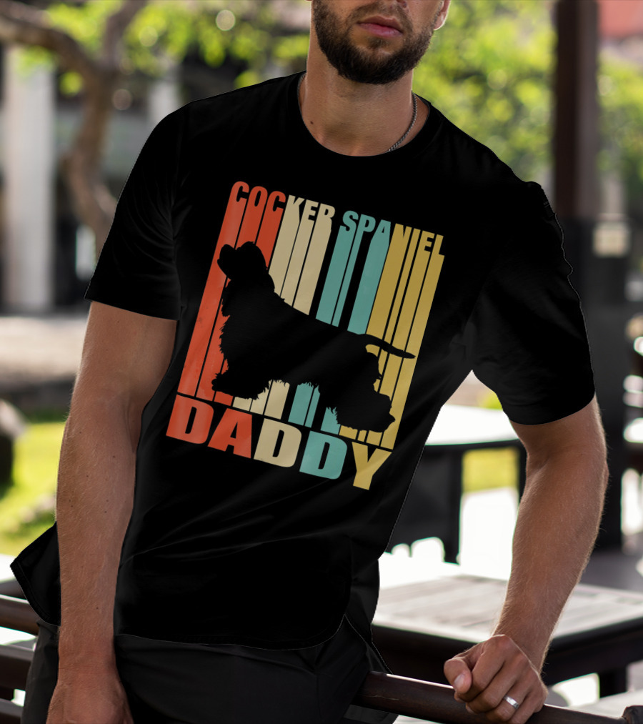 Cocker Spaniel Daddy Vintage T-Shirt