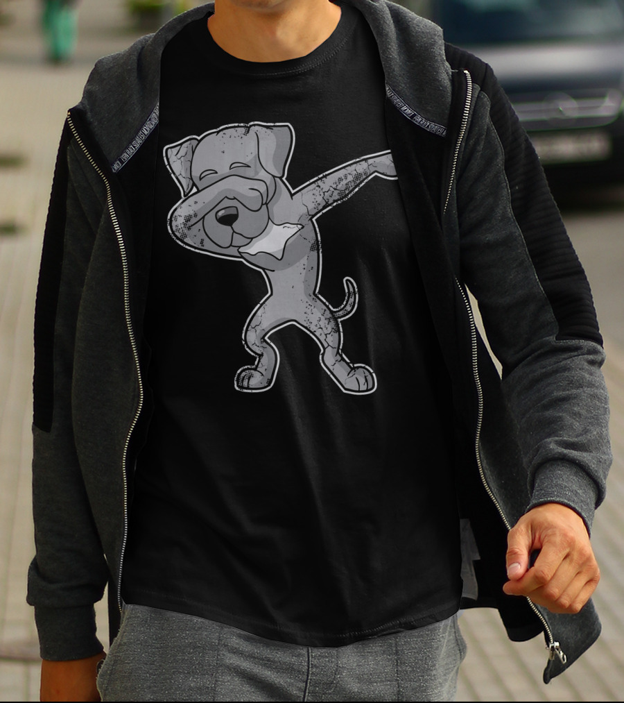 Great Dane Dog Dabbing Pose T-Shirt