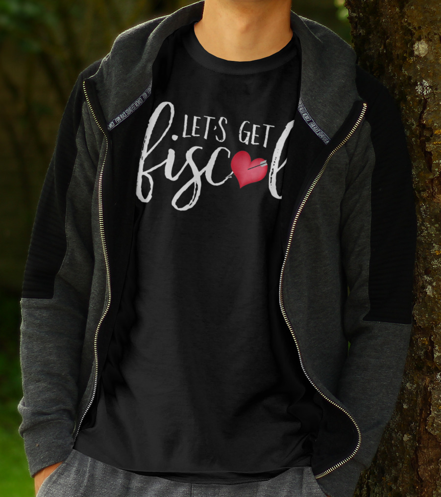 Let's Get Fiscal Accountant Heart Cute CP T-Shirt