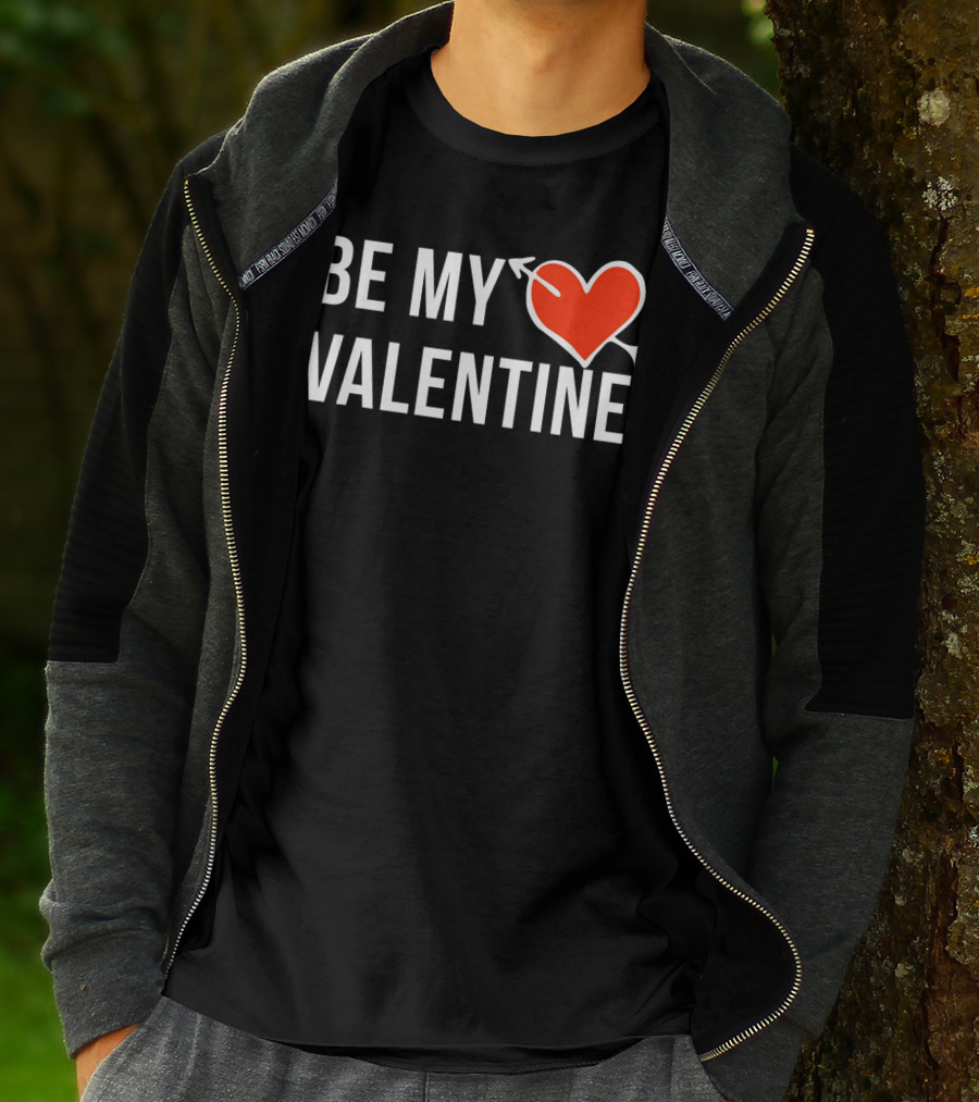Be My Valentine Heart And Arrow T-Shirt
