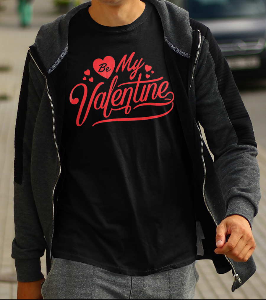 Be My Valentine Valentine Love Hearts T-Shirt