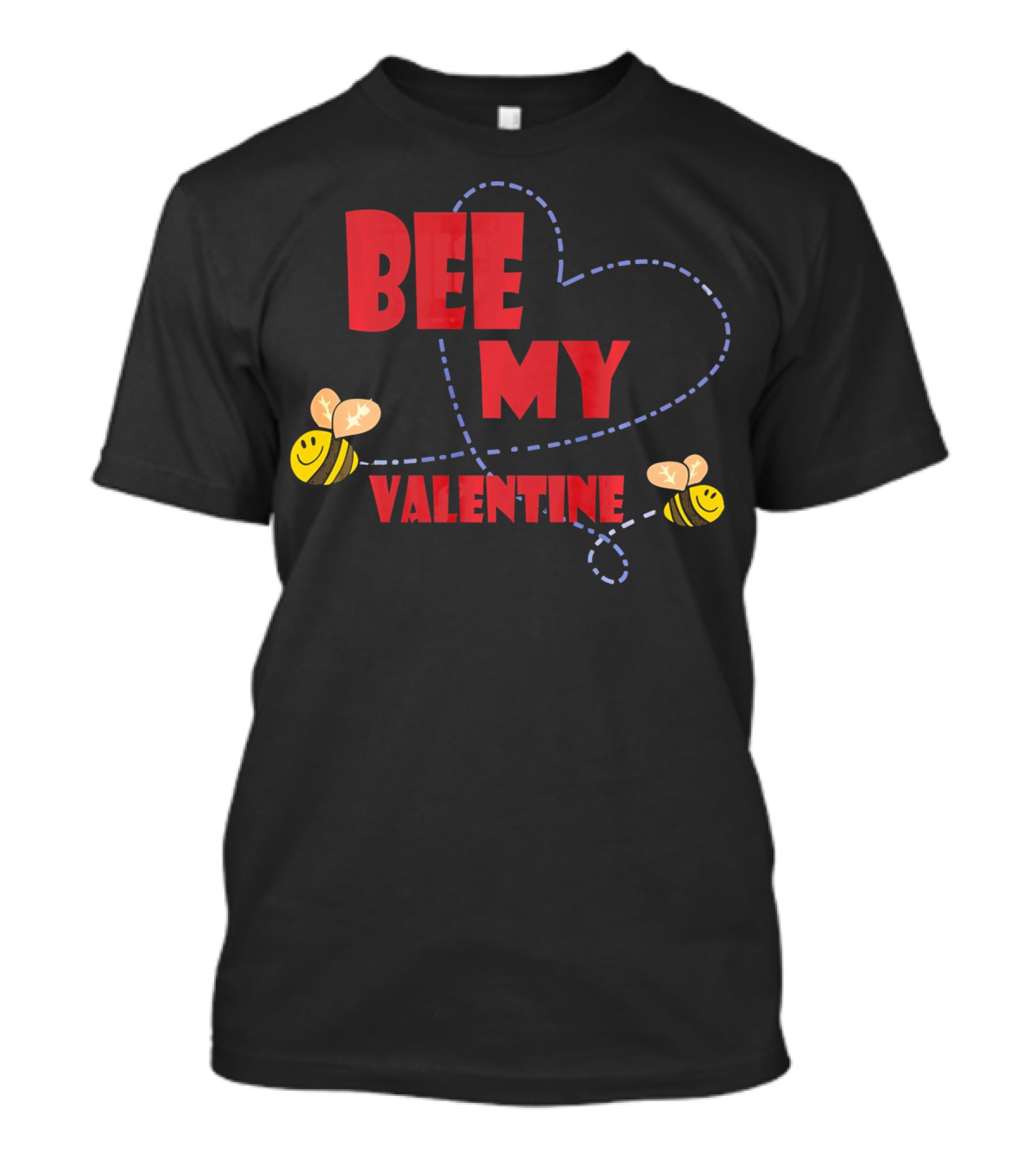 Bee My Valentine Beekeeper Cou With Heart And Bees T-Shirt