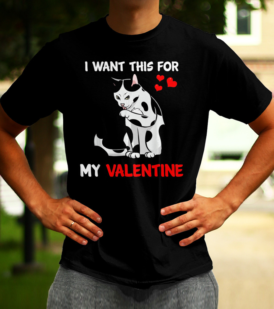 I Want This Cat For My Valentine T-Shirt