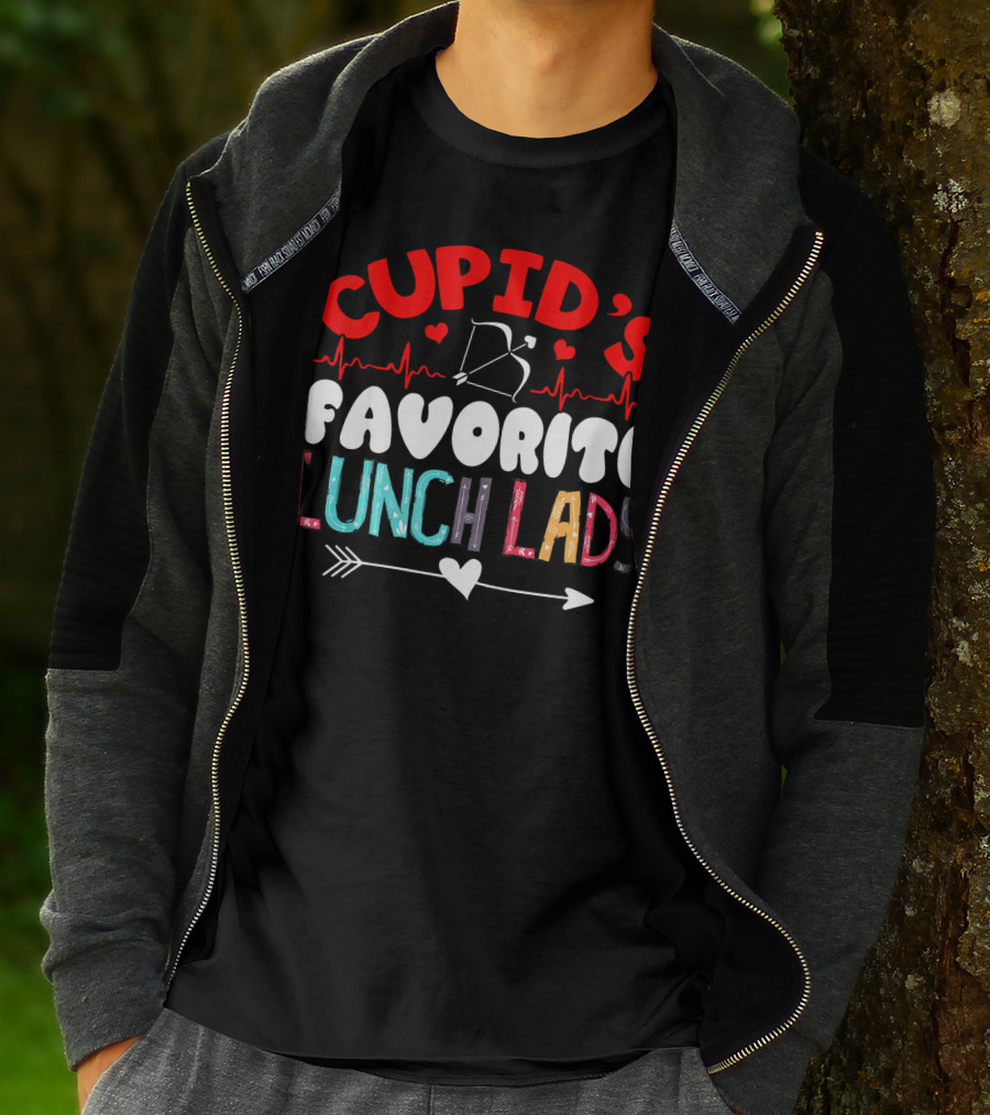 Cupid's Favorite Lunch Lady Valentine T-Shirt