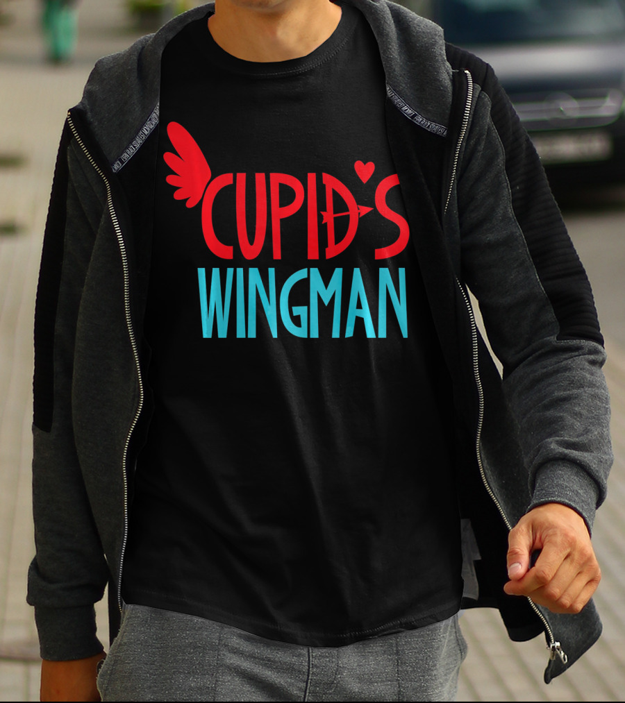Cupid's Wingman Funny Valentine's Day T-Shirt
