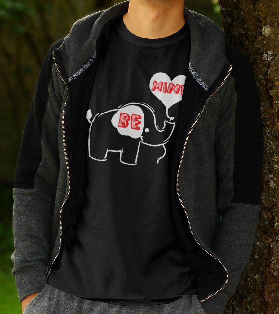 Be Mine Cute Valentines Day Elephant Balloon T-Shirt