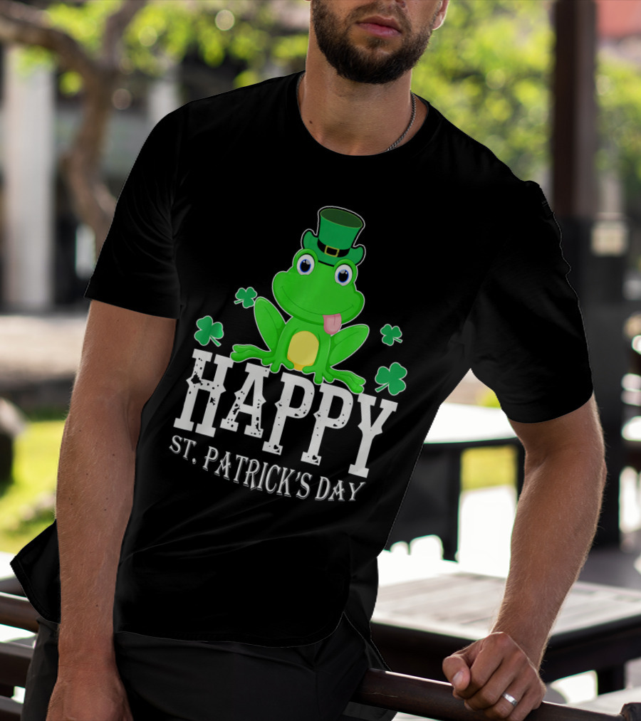 Happy St. Patrick's Day Irish Frog T-Shirt