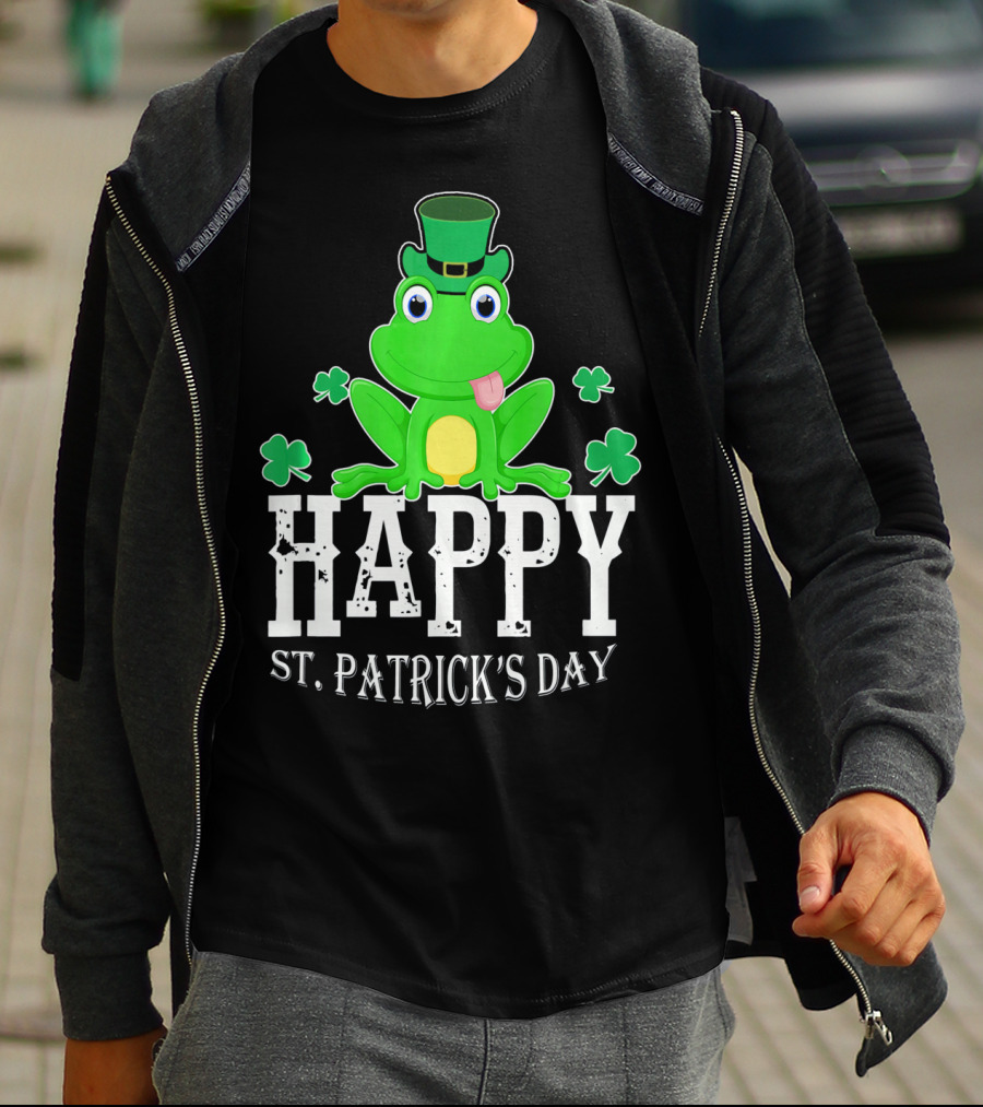 Happy St. Patrick's Day Irish Frog T-Shirt