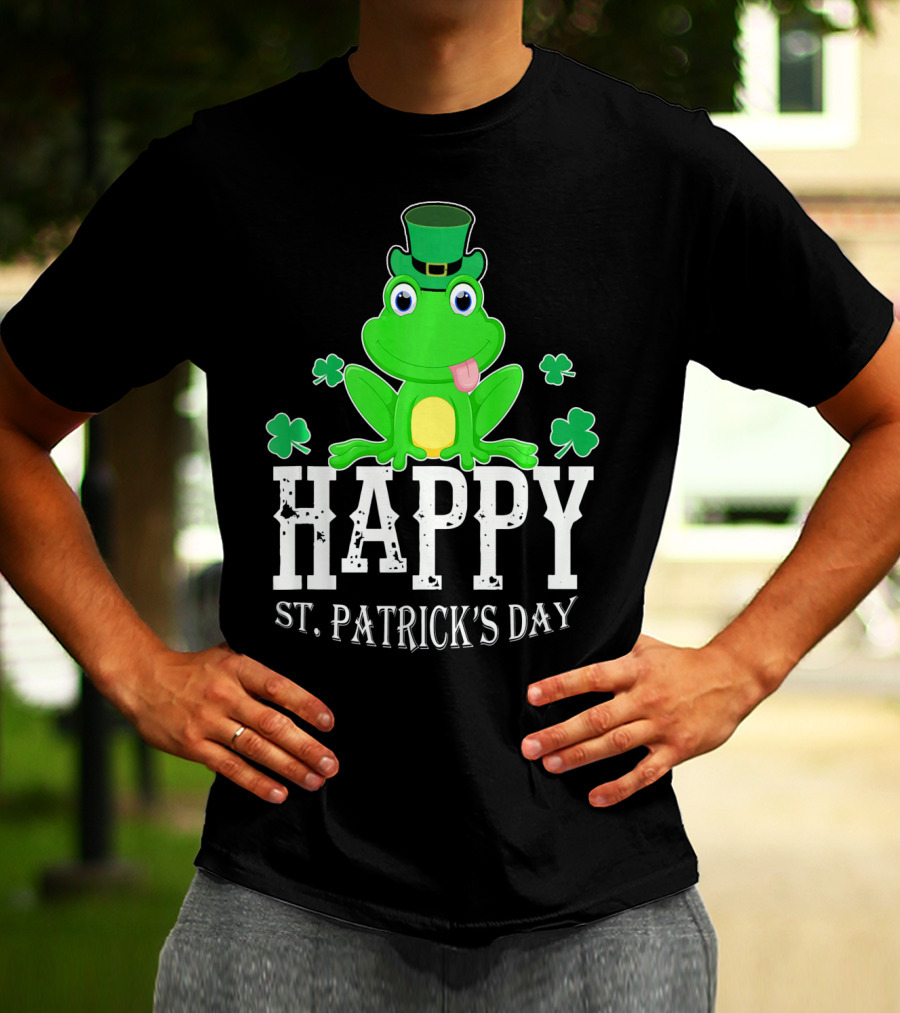 Happy St. Patrick's Day Irish Frog T-Shirt
