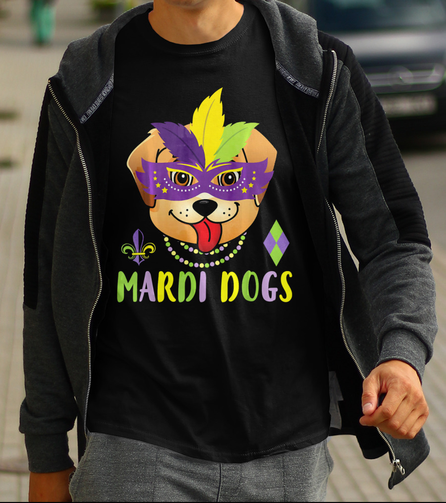 Mardi Dogs Labrador Retriever Gras Costume Dance Be T-Shirt