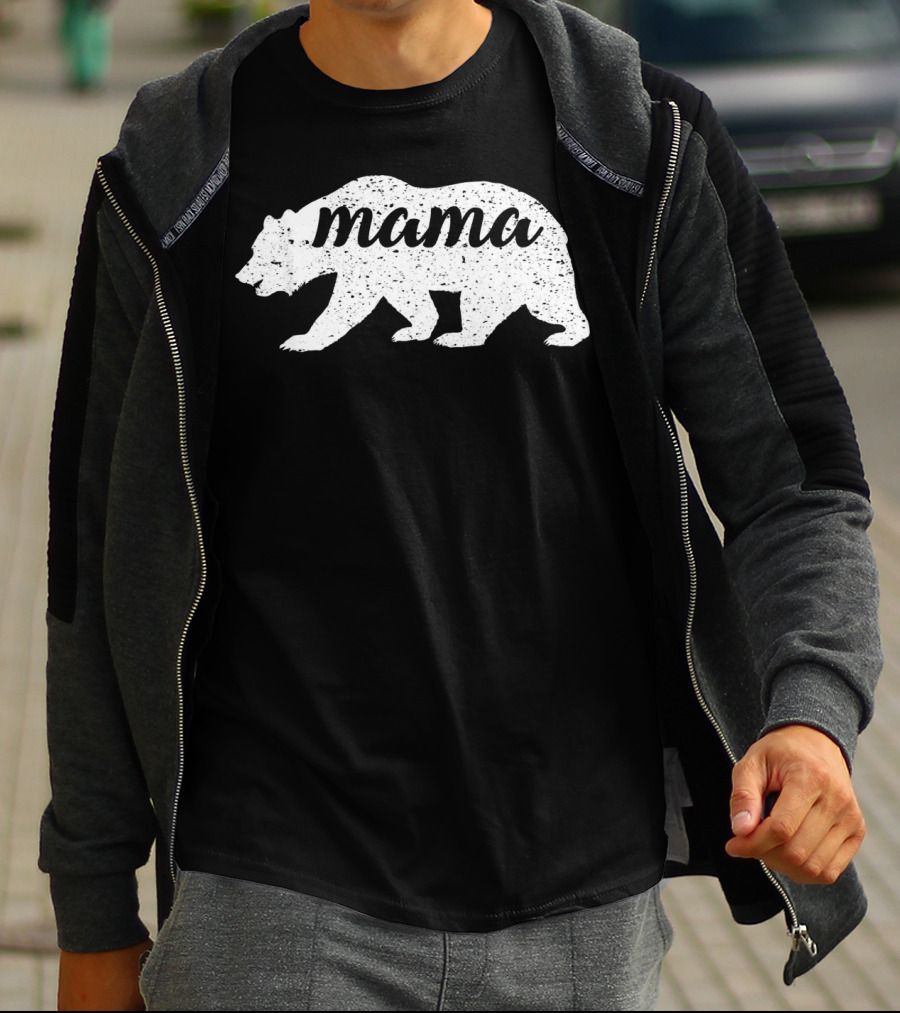Mama Bear Vintage Retro T-Shirt
