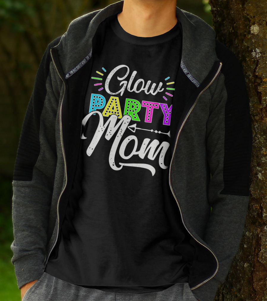 Glow Party Mom Glow Party Clothing Glow Party Glo T-Shirt
