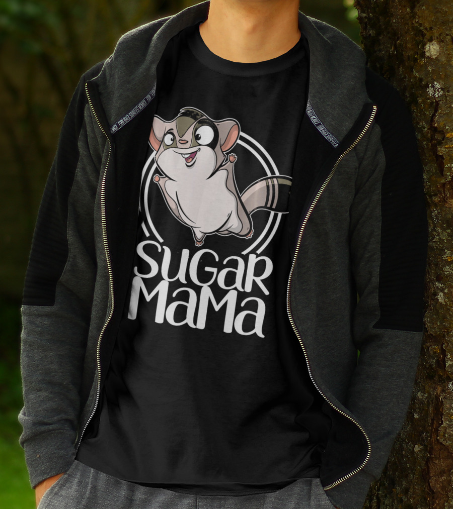 Sugar Mama Adorable Sugar Glider Character T-Shirt